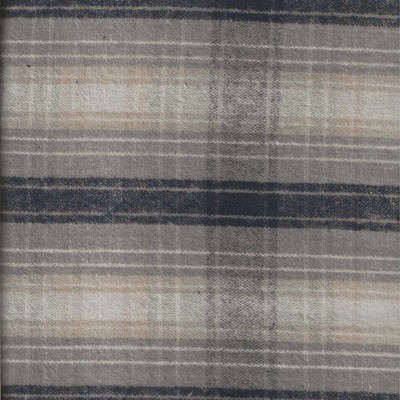 Fleece - Blue/Cream - by the yard